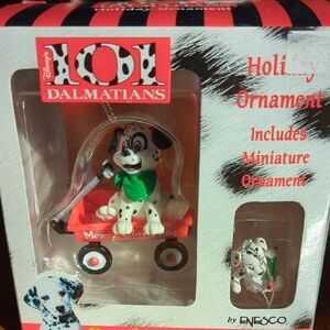 Disney 101 Dalmatians Ornament with additional Miniature Dalmatian Ornament